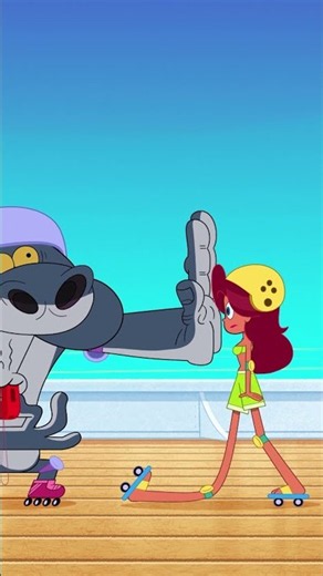 The Roller Skating Class #Zigandsharko Zig & Sharko | Cartoon for kids
