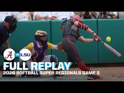 Alabama vs. LSU: 2026 NCAA Super Regional CLINCHER | FULL REPLAY