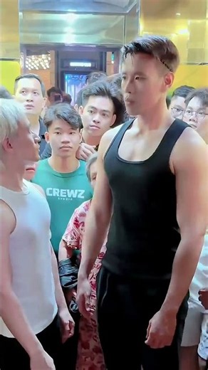 When a rude giant meets the ultimate elevator squad [FAN ANH 10] #martialarts #master #kungfu #hero
