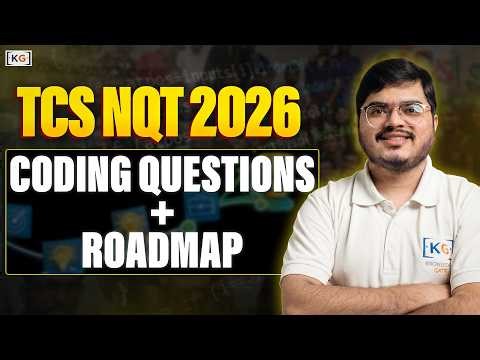 TCS NQT Coding Preparation 2026 🚨 Coding Roadmap + Important Coding Questions