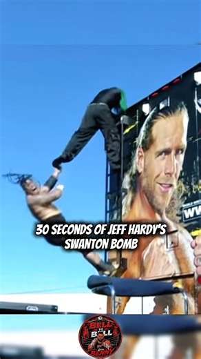 30 seconds of Jeff Hardy’s swanton bomb #prowrestling #wwe #shorts