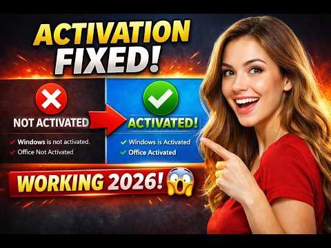 How to Activate Windows & Office (Step by Step Guide 2026) #Freewindowsactivation #officeActivation