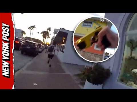Watch Florida Teen Bolt And Get Tased by Police