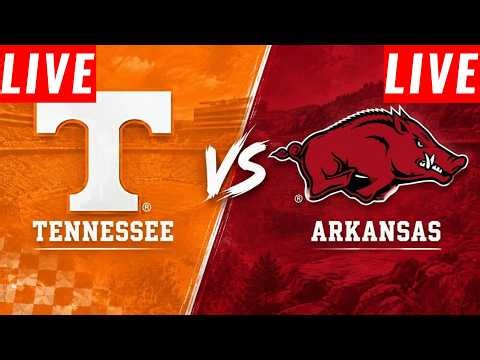 Tennessee vs Arkansas LIVE HD | NCAAF 2026 | College Football Week 6