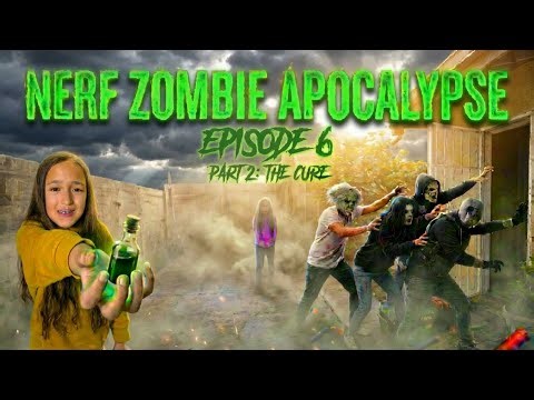 Nerf Zombie Apocalypse Part 2: The Cure & Final Stand! (EPIC CONCLUSION) 🧟‍♂️🔥