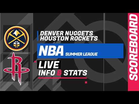 Denver Nuggets vs Houston Rockets live score: NBA Summer League (Las Vegas) 2026