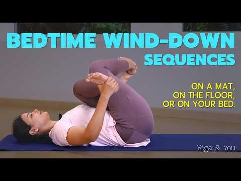 Bedtime Wind-Down Yoga for Deep Sleep | Gentle No-Mat Practice