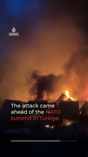 Mass Russian attack on Ukraine’s Kyiv kills at least 7 ahead of NATO summit | #AJ shorts