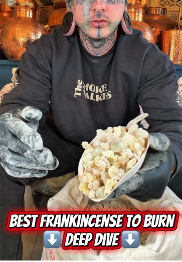 If you want the best frankincense to burn it is not always the prettiest single grade. It is the blend that carries the whole tree. That is why our Boswellia sacra mixed grade is my favorite for burning. It holds the full spectrum of resin expressions in one bowl. The pale and bright tears with higher volatile content that lift fast into citrus and eucalyptus like top notes. The deeper amber and orange pieces that burn warmer and rounder with more balsamic sweetness. The darker pieces and dense 