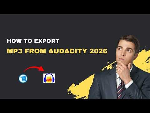 How to Export MP3 from Audacity – 2026 LAME Encoder Guide