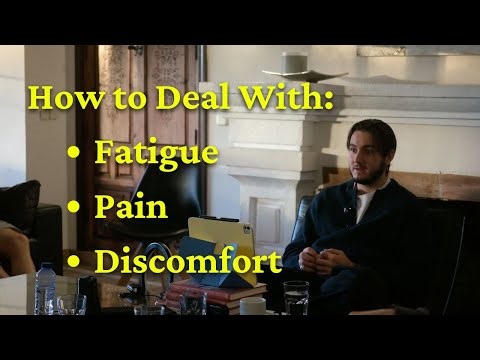 Trying to remove discomfort is the cause of your suffering.