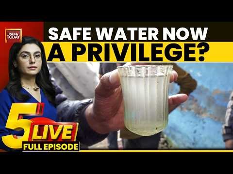 5Live With Sonal Mehrotra Kapoor: Delhi’s Toxic Water Crisis Exposed | Typhoid Cases On The Ris