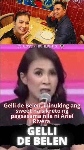 Gelli de Belen, ibinuking ang sweet na sikreto ng pagsasama nila ni Ariel Rivera