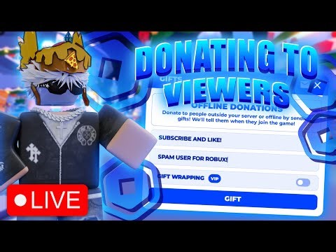 🔴Pls Donate Live Now🔴!!! 💸Giving Robux To Viewers!!💸(TTS Robux Gifting🎁💸) FT:@JustDebbie.