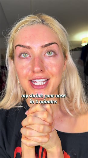 how i shrink this nose in 1 minute | nose