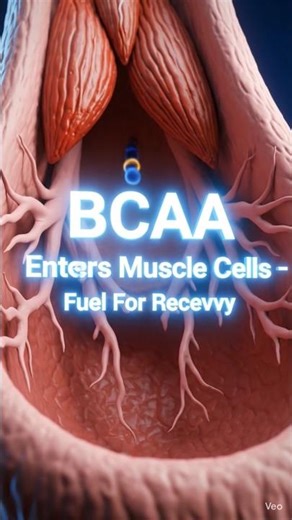 BCAA Entering Muscle Cells Science Explained #shorts
