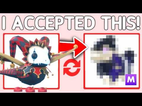 Trading JESTER DRAGONS In Adopt Me! Halloween Update