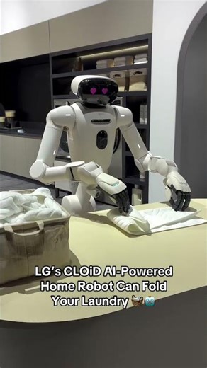 LG's CLOiD AI-Powered Home Robot #ces2026