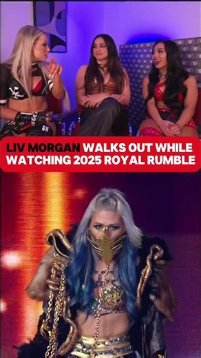 Liv Morgan was DONE. 😱 Watch WWE Superstars watching the 2025 Women's Royal Rumble Match ⬆️