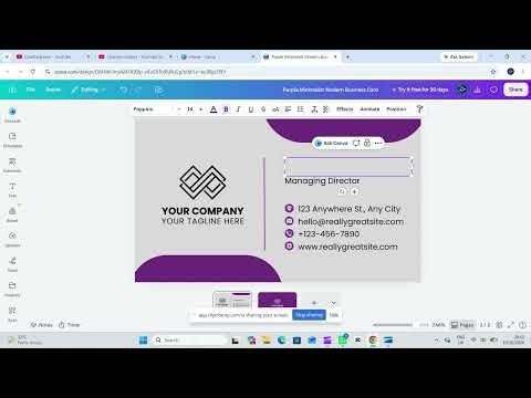 "How to Create a Professional Business Card in Canva (Free & Fast)".
