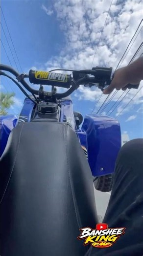 Yamaha Banshee Wheelie POV | 2-Stroke Screamer #bansheewheelie #bansheepov #2stroke