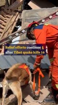 Relief efforts continue after Tibet quake kills 16