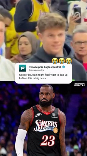 LeBron 🤝 DeJean (via @JDumasReports/X)