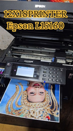 Epson L15160 L15180 A3 Size photo 12x18 Size Photo All-in One Color Duplex mobile printer speed