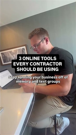 There are tools that every contractor should be using.....
