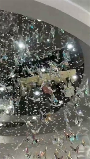 Butterfly Crystal Flush Mount Chandelier | Luxury Modern Ceiling Light | Manor Lights#luxurylighting