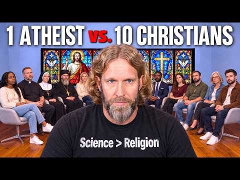 1 Atheist vs 10 Christians: Can Adam Green Defend His Beliefs?