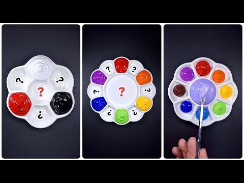 Guess The Final Color( Inside Out Collection) | MIxing Color | Satisfying | ASMR Art | Part 8