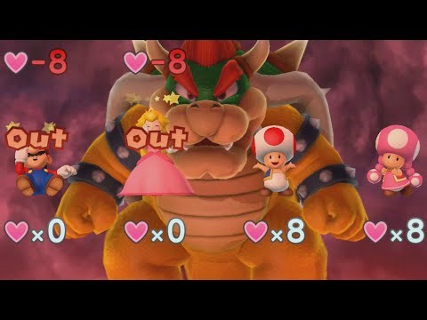 Mario Party 10 - Mario vs Peach vs Toad vs Toadette vs Bowser - Whimsical Waters