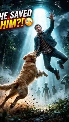 Aliens Took Him… Until His Dog Saved Him! 👽🛸🦮 #shorts #viral #trending #alien