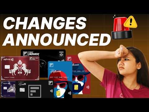 BIG NEWS: IDFC First Credit cards Devaluation Announced 2026 | IDFC Millennia | IDFC Ashva & Mayura