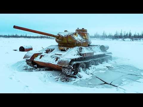 Cold War Soviet Tank Found Frozen — Watch the невероятная Restoration Turn It Brand New