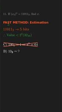 JAMB Math Shortcut: Solve Number Base Questions in 10 Seconds! 🚀
