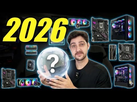 MINHAS PREVISÕES PARA O MERCADO DE PC GAMER, HARDWARE E TECNOLOGIA EM 2026!