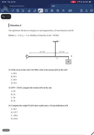 Day 93 of Solving Engineering Board Problems Until I Become an Engineer: PSAD #civilengineering #engineering #math #boardexam #fyp