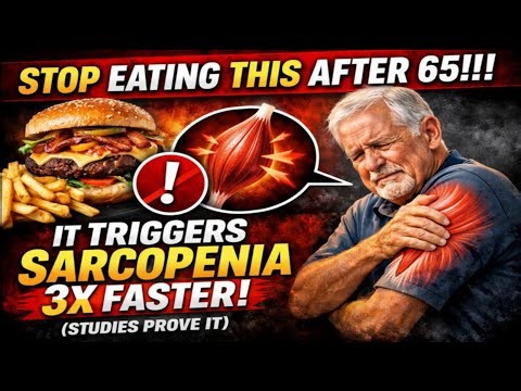 STOP EATING THIS AFTER 65!!! IT TRIGGERS SARCOPENIA 3X FASTER (STUDIES PROVE IT) | seniorhealthtips