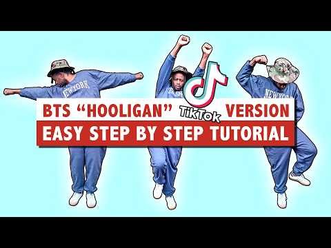 BTS "HOOLIGAN" DANCE (TIKTOK VERSION) | FOLLOW ALONG TUTORIAL