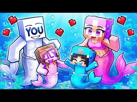 You Have A MERMAID Family in Minecraft!