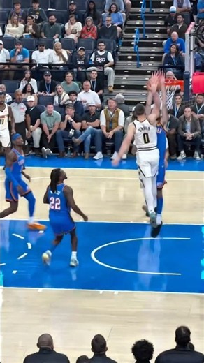 Chet Holmgren7 Chet gets a massive block at the rim OKC, Thunder vs Nuggets