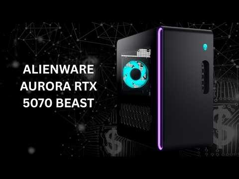 RTX 5070 Gaming Beast with Liquid Cooling 🔥 Alienware Aurora