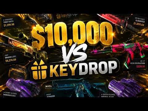$10,000 vs Keydrop... keydrop promo code giveaway!