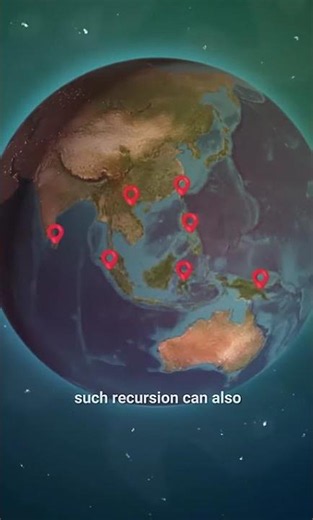 Recursive Island 🏝️ and Recursive Counties 🤔 #educationalvideo #geography #geohorizon