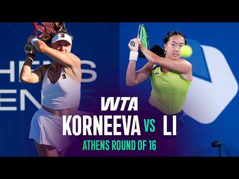 Alina Korneeva vs. Ann Li | 2026 Athens Round of 16 | WTA Match Highlights