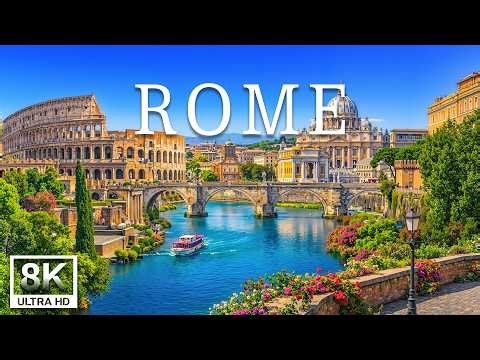 Rome 8K | Eternal City Wonders – Colosseum, Vatican & Timeless Roman History #1