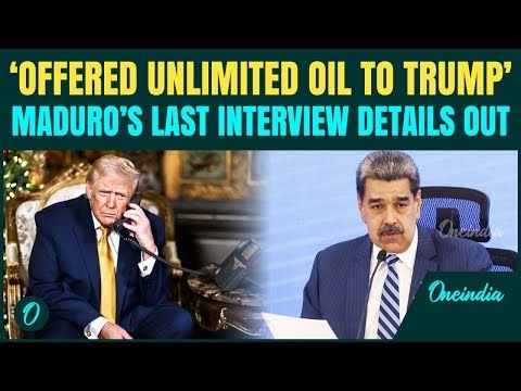 BREAKING: Maduro’s Last Interview as President Before Arrest! Offered UNLIMITED Oil on U.S Terms