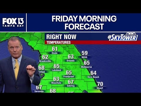 Tampa weather | Friday morning forecast